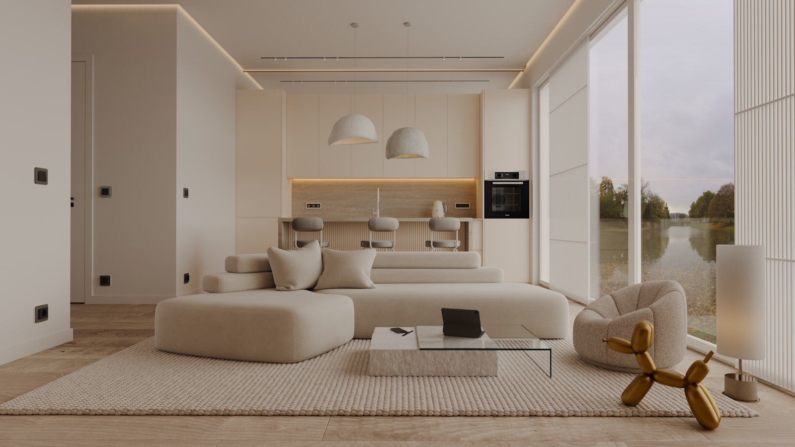 Amenajare interioară modernă apartament în Iași